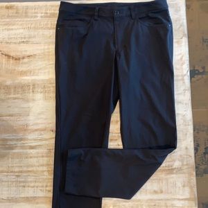 lululemon classic men black ABC pant size 34